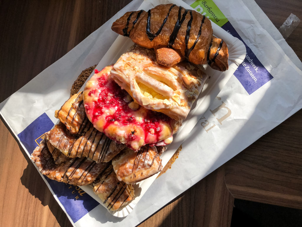 delicious german pastries for breakfast