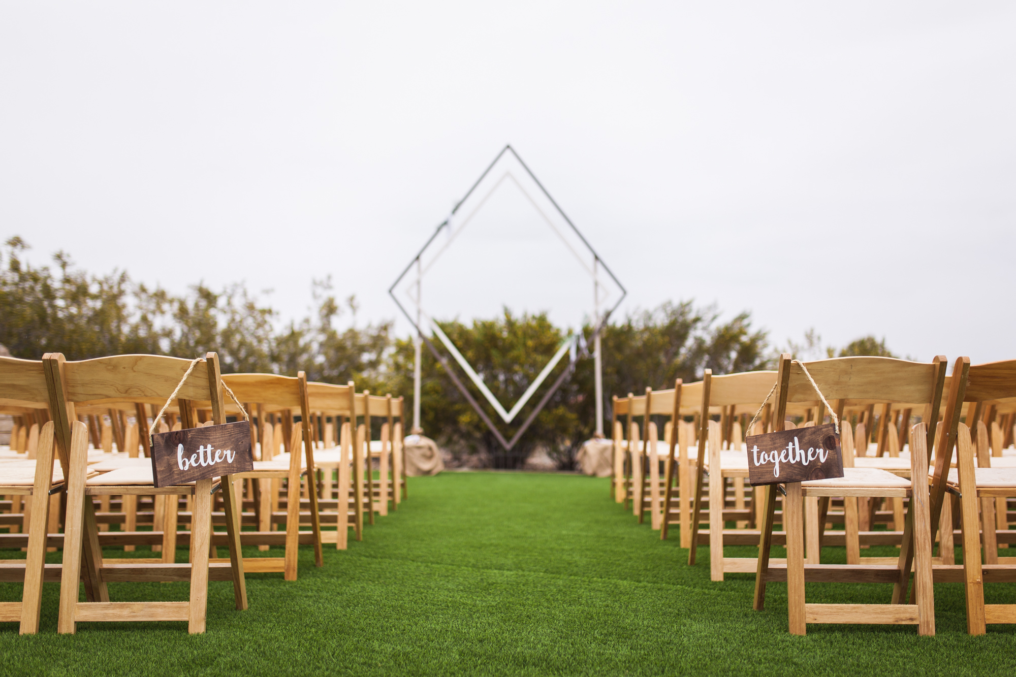 Diamond arbor backdrop wedding altar