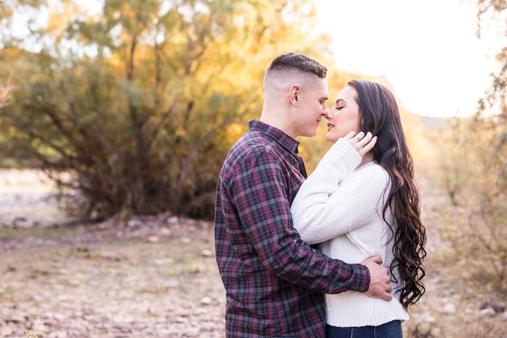 Arizona Desert Engagement at the Salt River photography by Brooke and Doug Photography