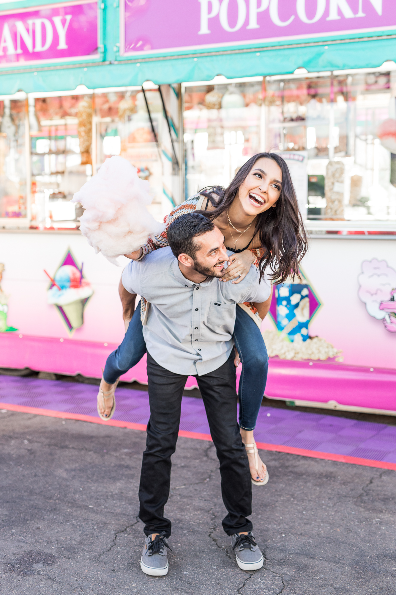 Arizona state fair engagement pictures by brooke and doug photography