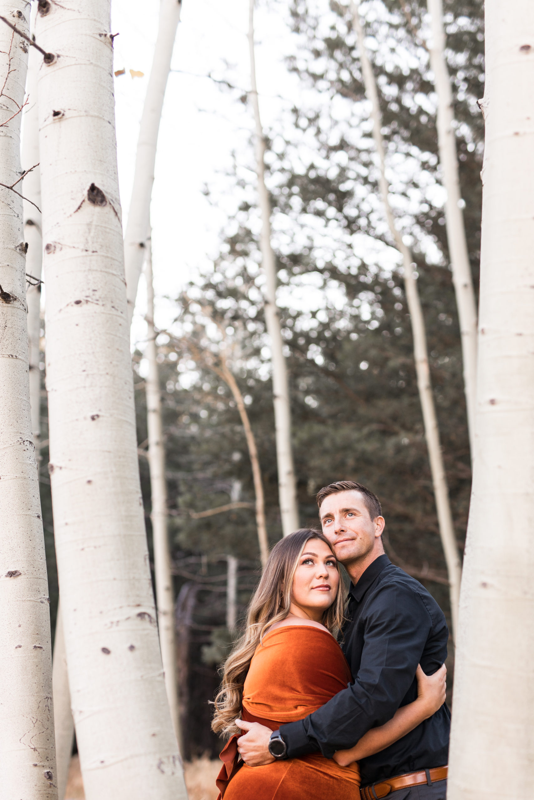 Fall Flagstaff Engagement Photography by Brooke & Doug Photography