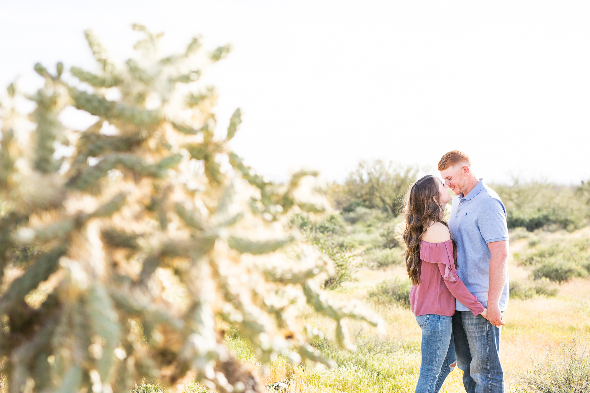Superstition Mountains Engagement Pictures by Brooke & Doug Photography in Arizona