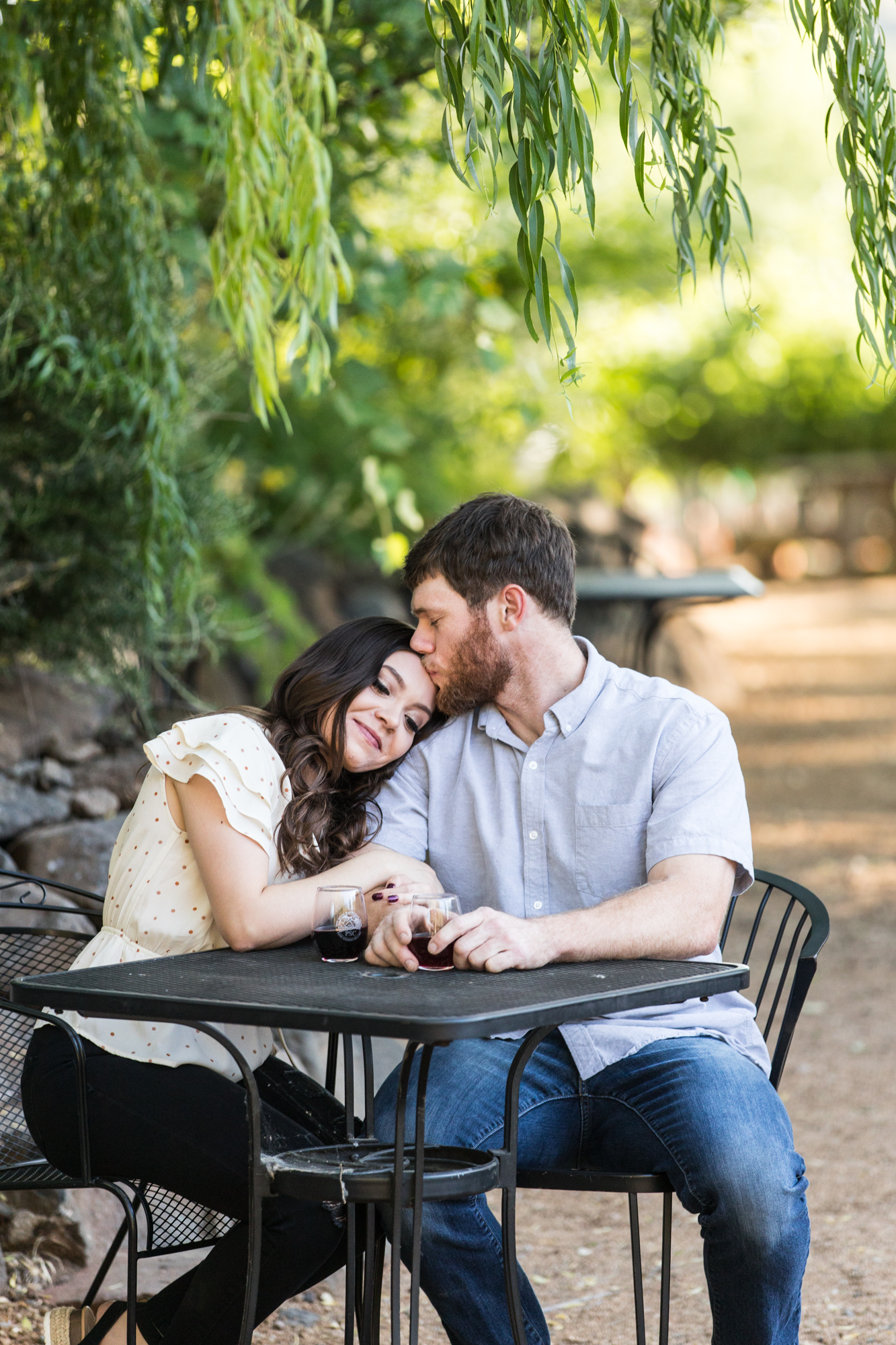 Page Springs Vineyard Engagement Photography by Brooke & Doug Photography