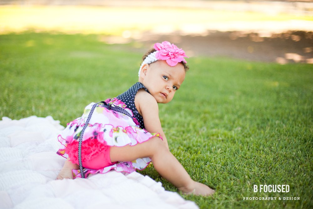 B Focused Photography - One Year Baby Pictures