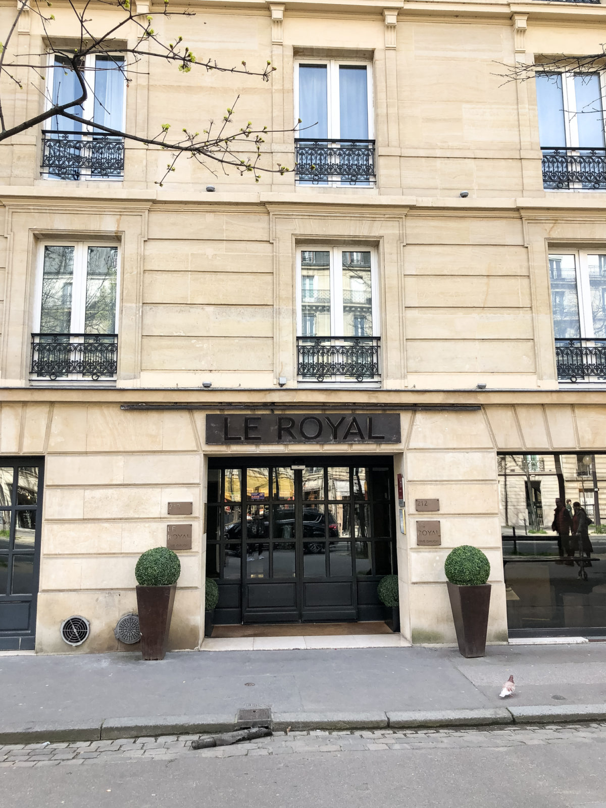 Le Royal Hotel on Raspail Boulevard in Paris France