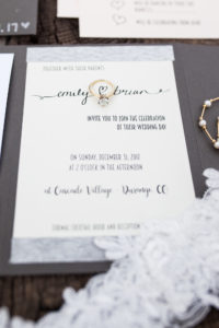 wedding ideas, wedding suite stationery with engagement ring