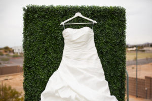 semi sweetheart strapless ruffled wedding dress